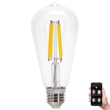 Dimmbare LED-Lampe FILAMENT MESH Smart ST64 E27/6W/230V 2700-6500K - Aigostar