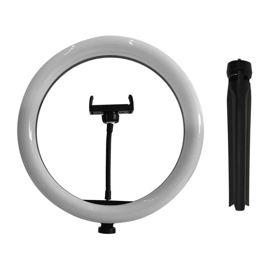 Dimmbare LED-Lampe mit Stativ und Halterung für das Vlogging LED/10W/5V 3200-5500K