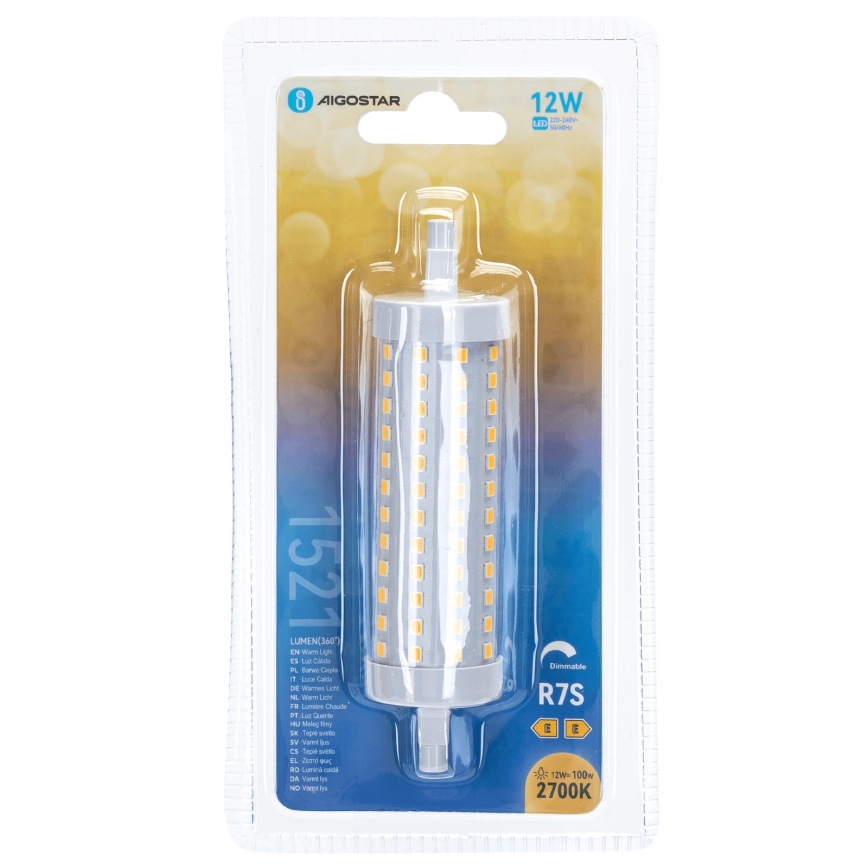 Dimmbare LED-Lampe R7s/12W/230V 2700K - Aigostar