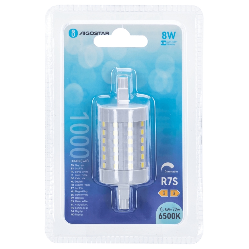 Dimmbare LED-Lampe R7s/8W/230V 6500K - Aigostar