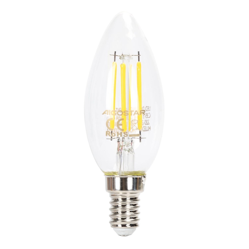 Dimmbare LED-Lampe VINTAGE C35 E14/4W/230V 6500K - Aigostar