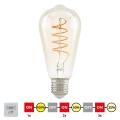 Dimmbare LED-Lampe VINTAGE ST64 E27/4W/230V 2200K - STEPDIMMING - Eglo 12522