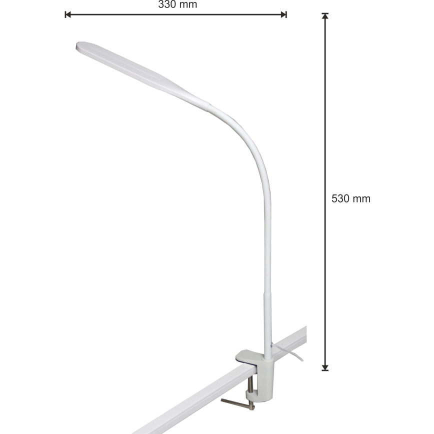 Dimmbare LED-Leuchte 3in1 DARA LED/10W/230V 3000/4000/6000K CRI 90 weiß