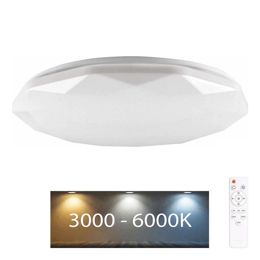 Dimmbare LED-Leuchte für Badezimmer GALAXY LED/72W/230V d 49 cm 3000-6000K IP44 + Fernbedienung