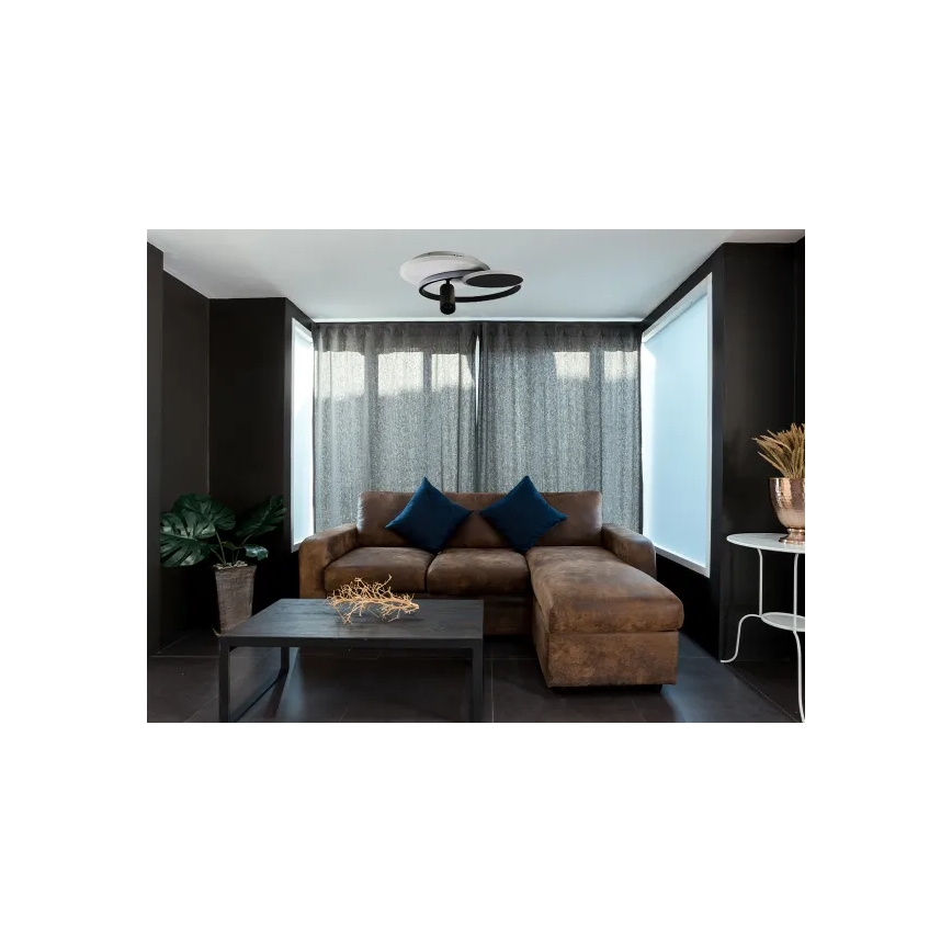 Dimmbare LED-Deckenleuchte LED/65W/230V 3000-6500K weiß/schwarz + Fernbedienung