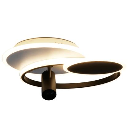 Dimmbare LED-Deckenleuchte LED/65W/230V 3000-6500K weiß/schwarz + Fernbedienung