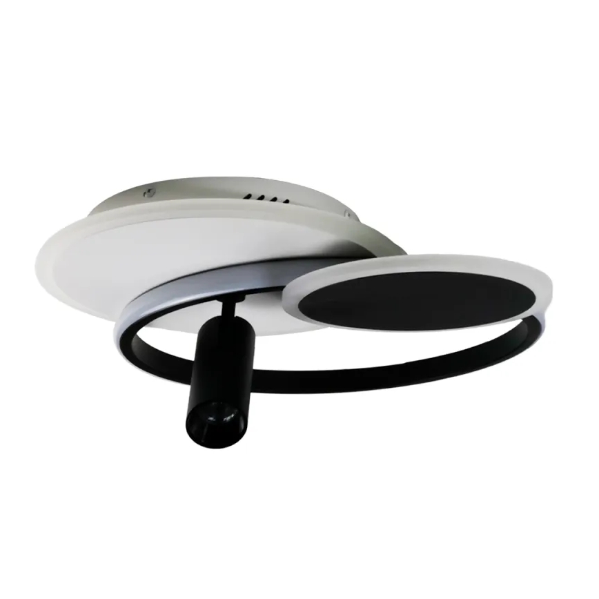 Dimmbare LED-Deckenleuchte LED/65W/230V 3000-6500K weiß/schwarz + Fernbedienung