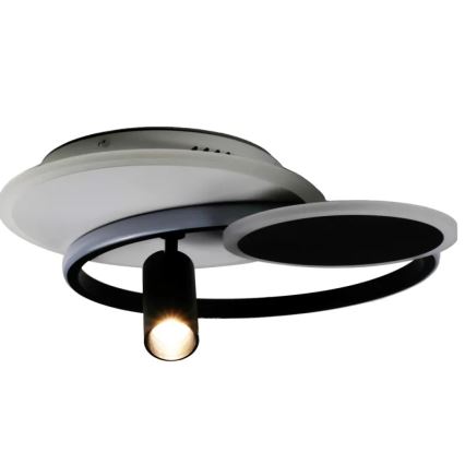 Dimmbare LED-Deckenleuchte LED/65W/230V 3000-6500K weiß/schwarz + Fernbedienung