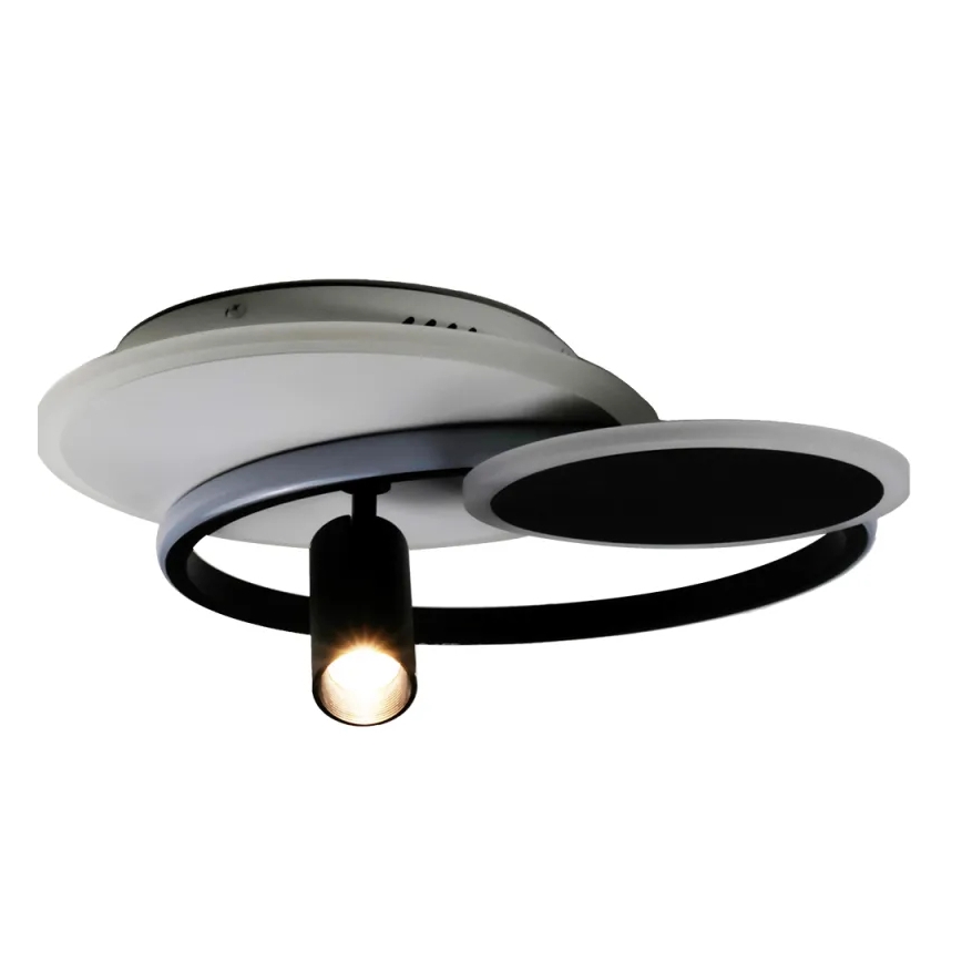 Dimmbare LED-Deckenleuchte LED/65W/230V 3000-6500K weiß/schwarz + Fernbedienung