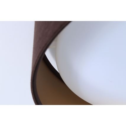 Dimmbare LED-Deckenleuchte SMART GALAXY LED/24W/230V d 45 cm 2700-6500K Wi-Fi Tuya braun/golden + Fernbedienung