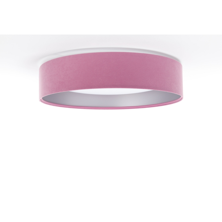 Dimmbare LED-Deckenleuchte SMART GALAXY LED/24W/230V d 45 cm 2700-6500K Wi-Fi Tuya pink/silbern + Fernbedienung