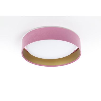 Dimmbare LED-Deckenleuchte SMART GALAXY LED/24W/230V d 45 cm 2700-6500K Wi-Fi Tuya pink/golden + Fernbedienung