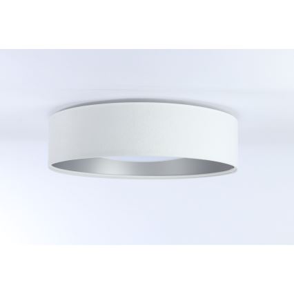 Dimmbare LED-Deckenleuchte SMART GALAXY LED/36W/230V d 55 cm 2700-6500K Wi-Fi Tuya weiß/silbern+ Fernbedienung