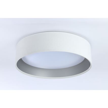 Dimmbare LED-Deckenleuchte SMART GALAXY LED/36W/230V d 55 cm 2700-6500K Wi-Fi Tuya weiß/silbern+ Fernbedienung