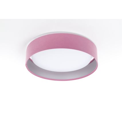 Dimmbare LED-Deckenleuchte SMART GALAXY LED/36W/230V d 55 cm 2700-6500K Wi-Fi Tuya pink/silbern + Fernbedienung