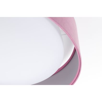 Dimmbare LED-Deckenleuchte SMART GALAXY LED/36W/230V d 55 cm 2700-6500K Wi-Fi Tuya pink/silbern + Fernbedienung