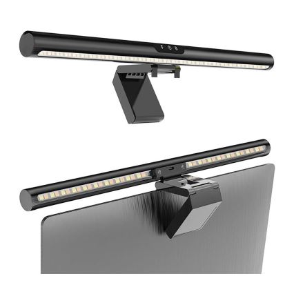 Dimmbare LED-Monitorbeleuchtung mit Touch-Funktion LED/5W/5V 3000/4000/5000/6000K 42 cm schwarz