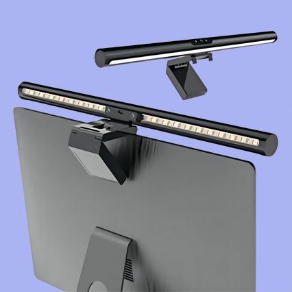 Dimmbare LED-Monitorbeleuchtung mit Touch-Funktion LED/5W/5V 3000/4000/5000/6000K 42 cm schwarz