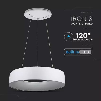 Dimmbare LED-Pendelleuchte an Kabel, 20 W, 230 V