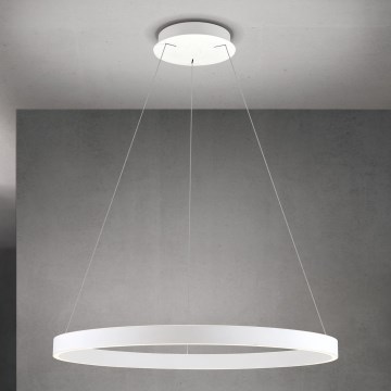 dimmbare LED-Pendelleuchte an Kabel KOLK LED/80W/230V 2700/3000/4000K Ø 80 cm weiß