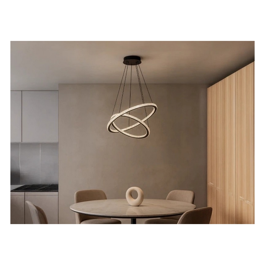 Dimmbare LED-Pendelleuchte an Kabel LED/150W/230V 3000-6500K + Fernbedienung