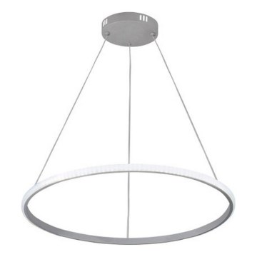 Dimmbare LED-Pendelleuchte mit Drahtseilaufhängung, 32 W, 230 V, 3000–6500 K, Ø 60 cm + Fernbedienung