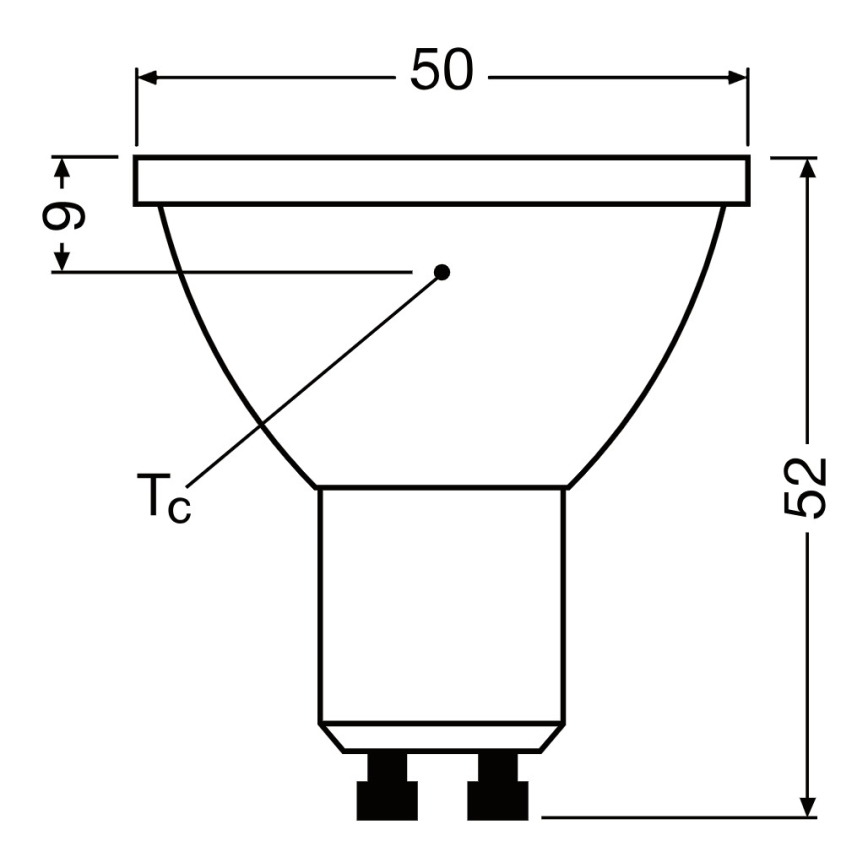LED-dimmbare Reflektorlampe PAR16 GU10/7W/230V 2700K 120° CRI 90 - Ledvance
