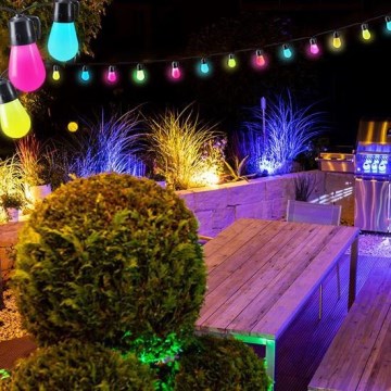 Dimmbare LED-RGB-Dekokette für den Außenbereich LED/10W/230V 20m IP44