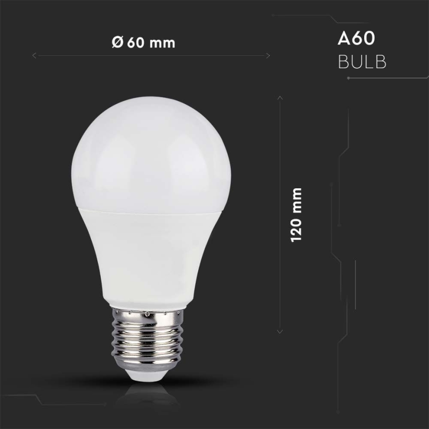 Dimmbare LED-RGB-Lampe A60 E27/8,5W/230V 4000K + Fernbedienung