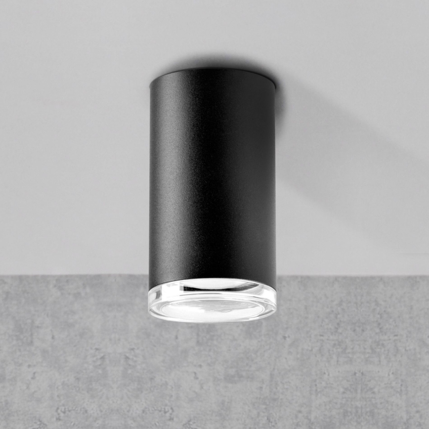 Dimmbare LED RGBW Badezimmer-Spotlampe TURYN 1xGU10/6,5W/230V 2700-6500K Wi-Fi IP44 schwarz