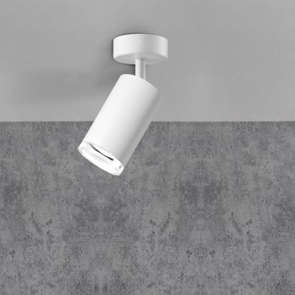 Dimmbare LED RGBW Einbaustrahler TURYN 1xGU10/6,5W/230V 2700-6500K Wi-Fi IP44 weiß