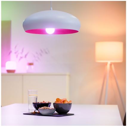 Dimmbare LED-RGBW-Glühbirne A60 E27/8,5W/230V 2200-6500K  CRI 90 Wi-Fi + Fernbedienung - WiZ