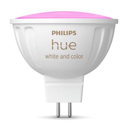 Dimmbare LED-RGBW-Glühbirne Philips Hue White And Color Ambiance GU5,3/MR16/6,3W/12V 2000-6500K
