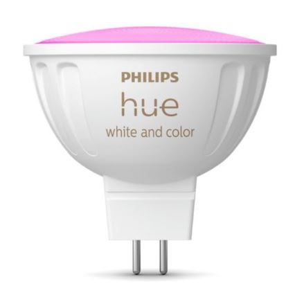 Dimmbare LED-RGBW-Glühbirne Philips Hue White And Color Ambiance GU5,3/MR16/6,3W/12V 2000-6500K