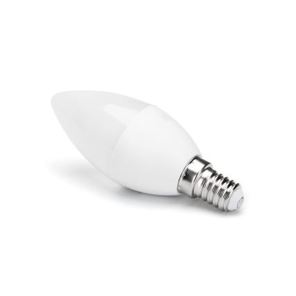 Dimmbare LED-RGBW-Glühlampe C37 E14/6,5W/230V 2700-6500K Wi-Fi - Aigostar