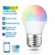 Dimmbare LED-RGBW-Glühlampe G45 E27/4W/230V 2700-6500K Wi-Fi - Aigostar