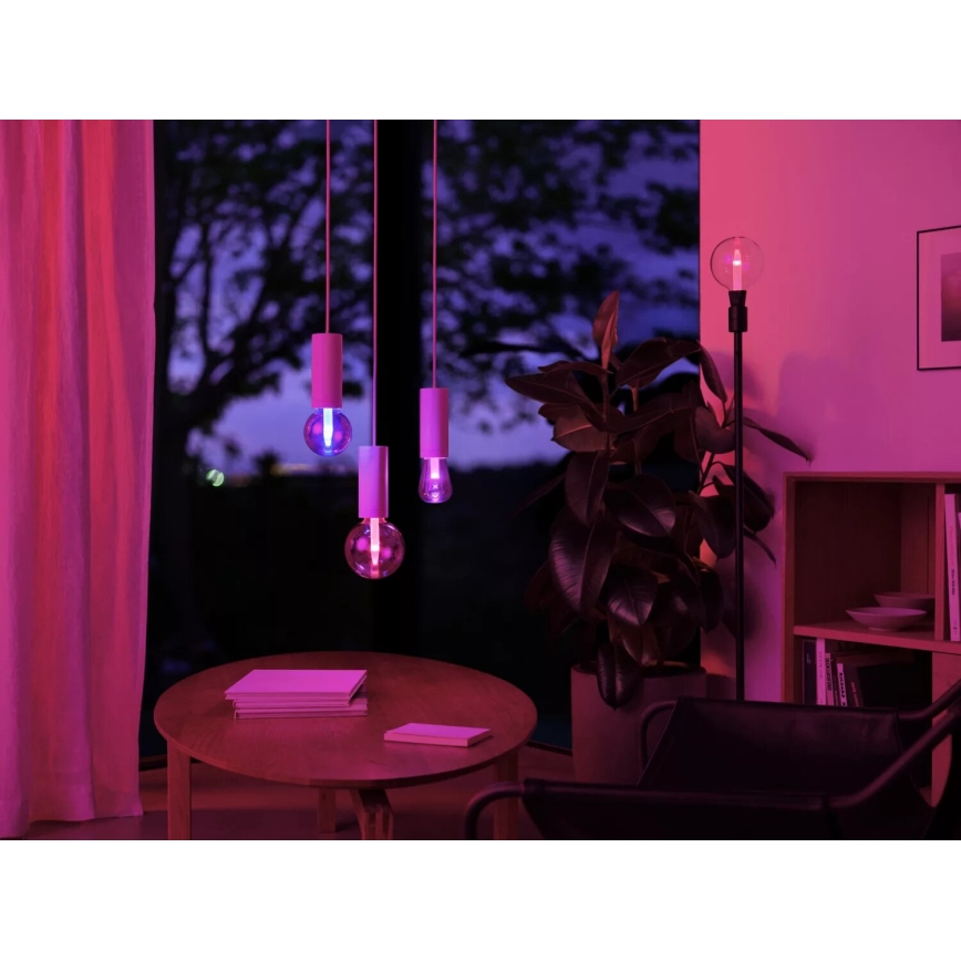 Dimmbare LED-RGBW-Glühlampe Philips Hue White And Color Ambiance E27/6,8W/230V 2000-6500K