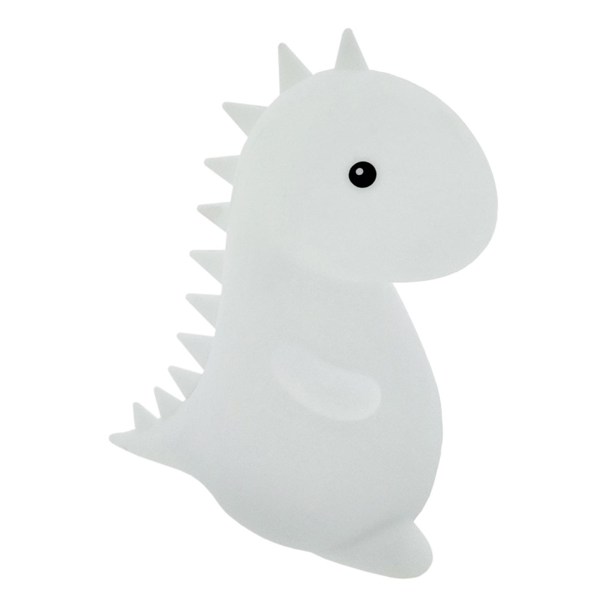 Dimmbare LED-RGBW-Kinderleuchte mit Touch-Funktion LED/1W/5V USB 1200 mAh Dinosaurier