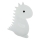 Dimmbare LED-RGBW-Kinderleuchte mit Touch-Funktion LED/1W/5V USB 1200 mAh Dinosaurier