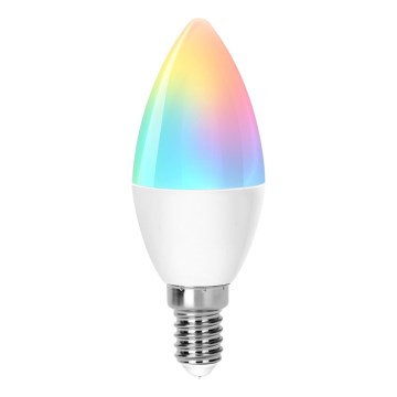 Dimmbare LED-RGBW-Lampe C37 E14/6,5W/230V 2700-6500K - Aigostar