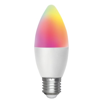 Dimmbare LED-RGBW-Lampe C37 E27/4,9W/230V 2700-6500K - Aigostar