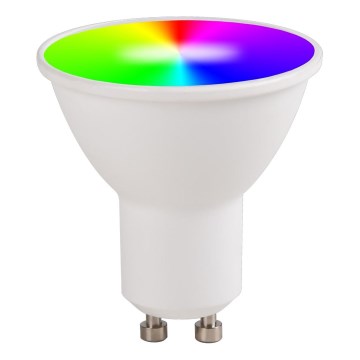 Dimmbare LED-RGBW-Lampe GU10/5,5W/230V 3000-6500K Wi-Fi