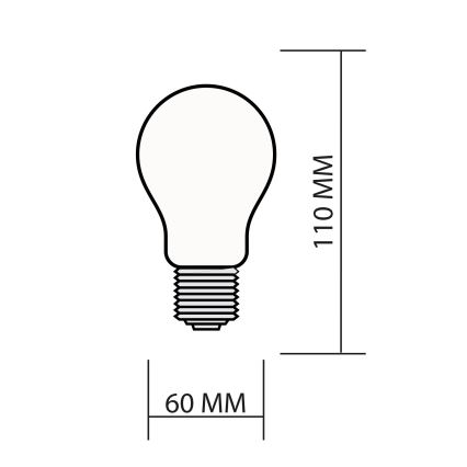 Dimmbare LED-RGBW-Lampe SMART A60 E27/8,5W/230V 4000K + Fernbedienung