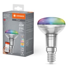 Dimmbare LED-RGBW-Reflektorlampe SMART+ R50 E14/3,3W/230V 2700-6500K Wi-Fi - Ledvance