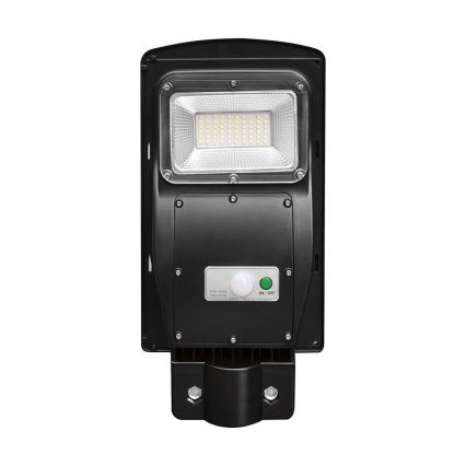 Dimmbare LED-Solar-Straßenleuchte mit Bewegungs- und Dämmerungssensor LED/6W/3,2V 6000K IP65 5000 mAh schwarz + Fernbedienung