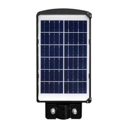 Dimmbare LED-Solar-Straßenleuchte mit Bewegungs- und Dämmerungssensor LED/6W/3,2V 6000K IP65 5000 mAh schwarz + Fernbedienung
