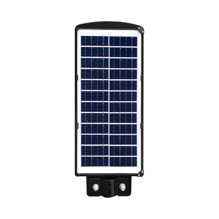Dimmbare LED-Solar-Straßenleuchte mit Bewegungs- und Dämmerungssensor LED/8W/3,2V 6000K IP65 9000 mAh schwarz + Fernbedienung