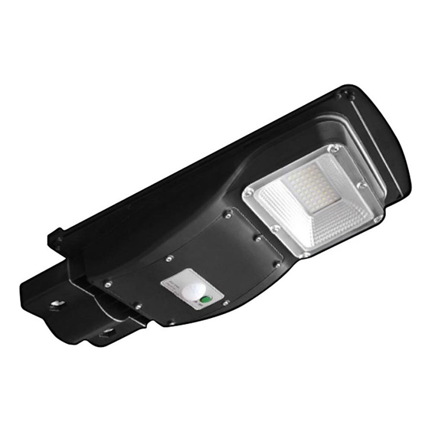 Dimmbare LED-Solar-Straßenleuchte mit Bewegungs- und Dämmerungssensor LED/6W/3,2V 6000K IP65 5000 mAh schwarz + Fernbedienung