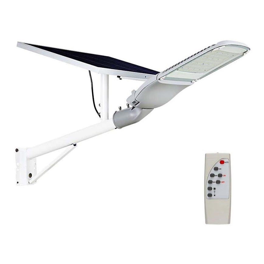 Dimmbare LED-Solar-Straßenleuchte SAMSUNG CHIP LED/50W/6,4V 6000K IP65 30000 mAh + Fernbedienung