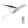 Dimmbare LED-Solar-Straßenleuchte SAMSUNG CHIP LED/50W/6,4V 6000K IP65 30000 mAh + Fernbedienung